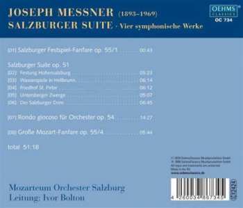 CD Das Mozarteum Orchester Salzburg: Salzburger Suite - Vier Symphonische Werke