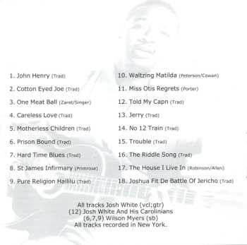 CD Josh White: Blues And Ballads