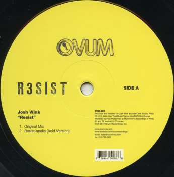 Album Josh Wink: Resist