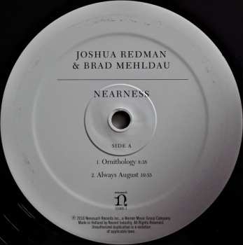2LP Joshua Redman: Nearness
