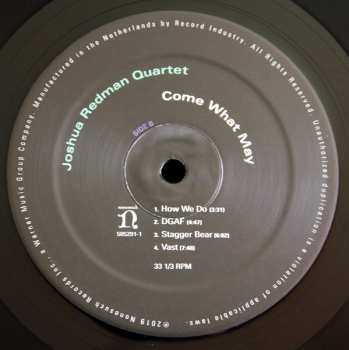 LP Joshua Redman Quartet: Come What May