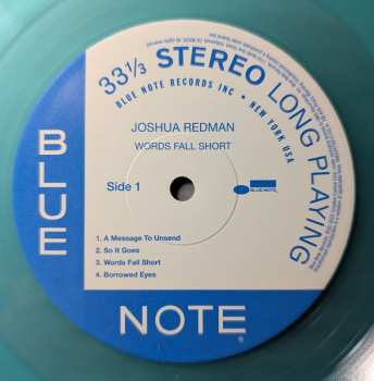 LP Joshua Redman: Words Fall Short CLR