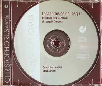 CD Josquin Des Prés: Les Fantaisies De Josquin - The Instrumental Music Of Josquin Desprez