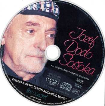 2CD Jozef Dodo Šošoka: Drums & Percussion Acoustic Music (Live Concert) DIGI
