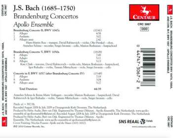 CD Johann Sebastian Bach: Brandenburg Concertos