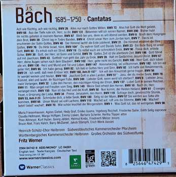 20CD/Box Set Johann Sebastian Bach: Cantatas