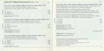 CD Johann Sebastian Bach: Violin Concertos, BWV 1041 • 1042 • 1043 • 1064