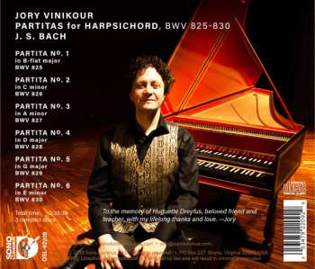 3CD Johann Sebastian Bach: Partitas BWV 825-830