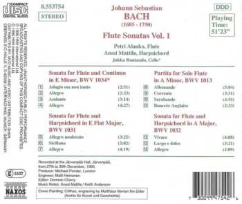 CD Johann Sebastian Bach: Flute Sonatas Vol. 1