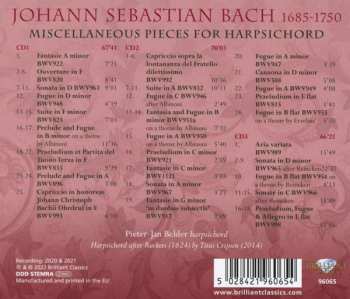 3CD Johann Sebastian Bach: Miscellaneous Pieces For Harpsichord