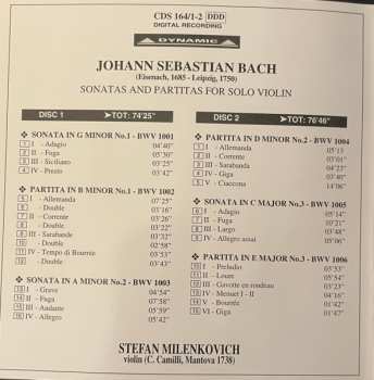 2CD/Box Set Johann Sebastian Bach: Sonatas And Partitas For Solo Violin