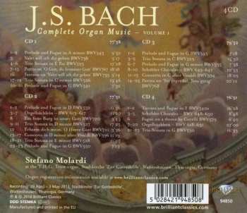 4CD Johann Sebastian Bach: Complete Organ Music, Volume 1