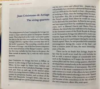 CD Juan Crisóstomo de Arriaga: The Complete String Quartets