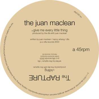 Album Juan Maclean & Shit: Split