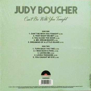 LP Judy Boucher: Can't Be With You Tonight