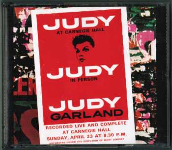 2CD Judy Garland: Judy At Carnegie Hall - Judy In Person