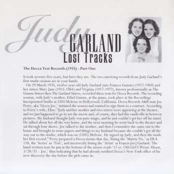 4CD/Box Set Judy Garland: Lost Tracks 1929 - 1959