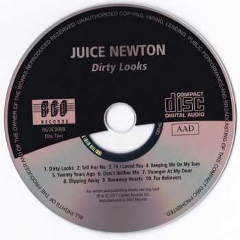 2CD Juice Newton: Juice * Quiet Lies * Dirty Looks