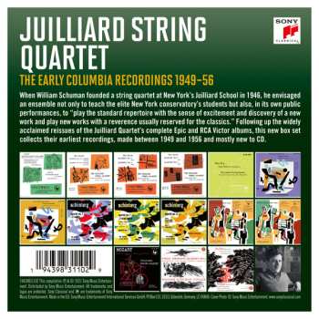 16CD/Box Set Juilliard String Quartet: The Early Columbia Recordings 1949-1956