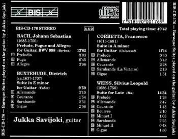 CD Jukka Savijoki: Baroque Suites Played On The Guitar