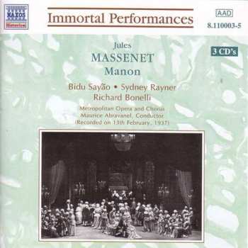 3CD Jules Massenet: Manon