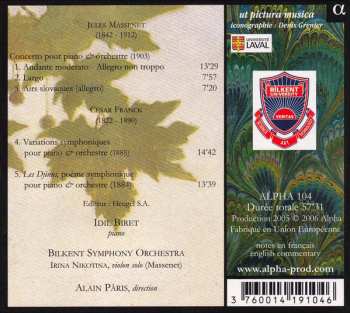 CD César Franck: Musique Concertante Pour Piano