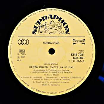 2LP Jules Verne: Cesta Kolem Světa Za Osmdesát Dní