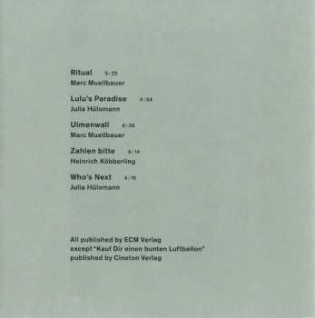 CD Julia Hülsmann Trio: Imprint