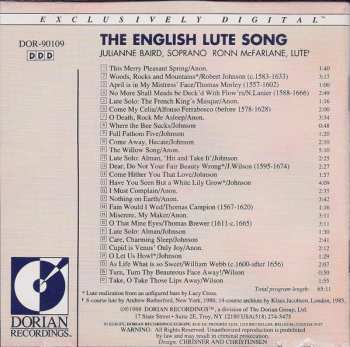 CD Julianne Baird: The English Lute Song