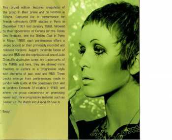 CD Julie Driscoll, Brian Auger & The Trinity: Live On Air 1967-68  DIGI