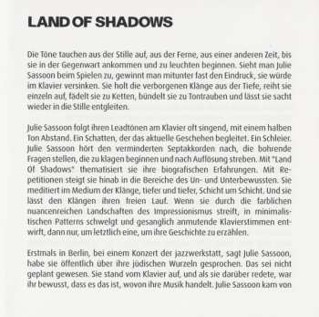CD/DVD Julie Sassoon: Land Of Shadows