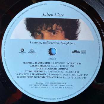 LP Julien Clerc: Femmes, Indiscrétion, Blasphème