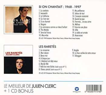 2CD/Box Set Julien Clerc: Si On Chantait 1968 - 1997 / Les Raretés