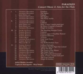 CD Capriccio Stravagante: Paradizo (Consort Music & Airs for The Flute)