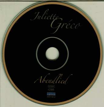 CD Juliette Gréco: Abendlied
