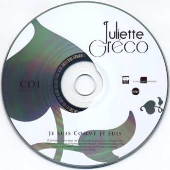 2CD Juliette Gréco: Je Suis Comme Je Suis