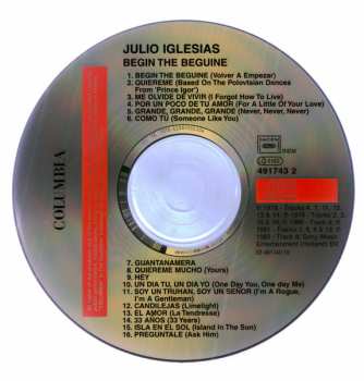 CD Julio Iglesias: Begin The Beguine