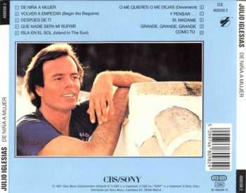 CD Julio Iglesias: De Niña A Mujer