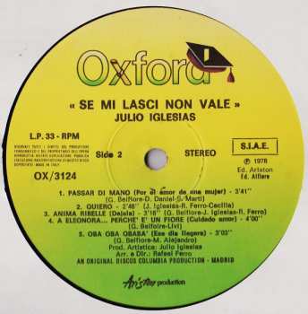 3LP/Box Set Julio Iglesias: Special