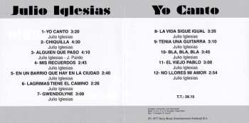 CD Julio Iglesias: Yo Canto