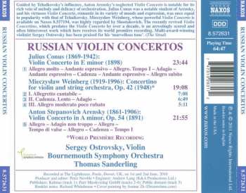 CD Mieczysław Weinberg: Russian Violin Concertos