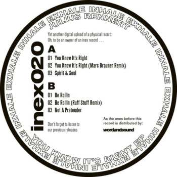 Album Julius Rennert: You Know It's Right