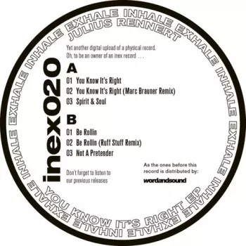 Julius Rennert: You Know It's Right EP