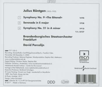 CD David Porcelijn: Symphonies 9 & 21 • Serenade