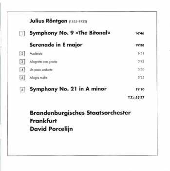 CD David Porcelijn: Symphonies 9 & 21 • Serenade