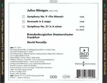 CD David Porcelijn: Symphonies 9 & 21 • Serenade