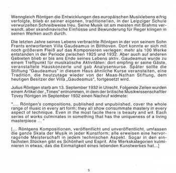 CD Julius Röntgen: Oboen- Und Fagottsonaten