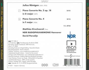 CD NDR Radiophilharmonie: Piano Concertos 2 & 4