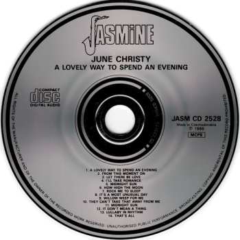 CD June Christy: A Lovely Way To Spend An Evening