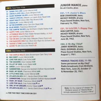 2CD Junior Mance Trio: Junior's Blues/Happy Time/Big Chief!
